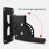 2Pcs Speaker Wall Mount,Ceiling Mounting Bracket Angle Adjustment Hous 6