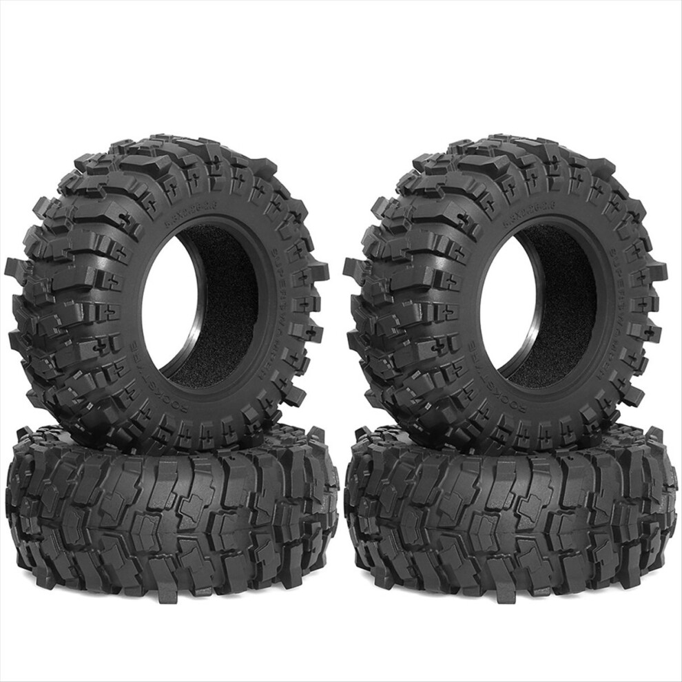 Photos - Parts for Drones & RC models 4pcs 132mm 2.6inch Rubber Tire Wheel Tyre for 1/8 1/10 RC Crawler Car