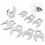 8 Piece Horn Ratchet Wrench Set 3/8 Inch Interchangeable Handle Medium 5