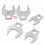 8 Piece Horn Ratchet Wrench Set 3/8 Inch Interchangeable Handle Medium 4