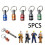 5PC Keychain Connecting Rod Set 1/4 Inch Hex Handle Screwdriver Bit Br 4