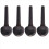 4PCS Professional Violin Finetune Pegs Tune String Tuning Tuner 3/4 th 1