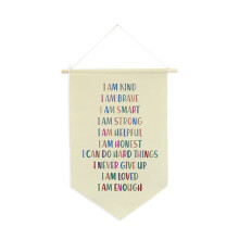 Funny Fashion Inspirational Quote Banners Pennant-i am kind