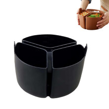 Silicone Rice Cooker Divider Food Grade Silicone Dividers Black