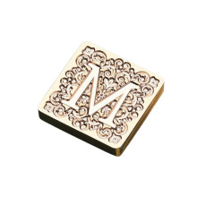 Brass Head Seal Stamp Letter Series Sealing Waxed-Letter M