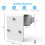 Gutter Mount for EufyCam E330 Professional, No-Drill Dedicated Wall-Mo 5