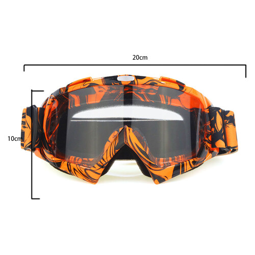 Γυαλιά Motocross με ανθεκτικό στις κρούσεις φακό PC, αντιθαμβωτικά γυαλιά ATV για 1