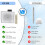 Mittlerer Aquariumfilter für Filtermatten, Aquarium QuietFlow LED 6