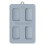2 pieces kitchen appliance covers, silicone toaster dustproof bread machine covers, suitable for bread makers, gray 1