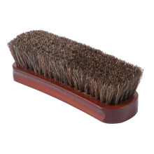 Shoe Cleaning Brush with Wooden Handle for Boots and Shoes, Lightweight Polishing Brush