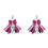 Porte-clés à paillettes Pin Me, 2 pièces, avec strass,-Style 5 1