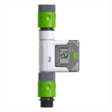 US Smart Wifi Water Flow Meter 3/4inch with Digital LCD Garden Faucet