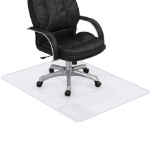 Clear Plastic Vinyl Rug Protector Non Slip Chair Mat for Office Kitchen Bathroom, 100x200cm