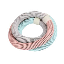 Weighted fitness hula hoop for indoors and outdoors, waistfriendly design, exercise hoop