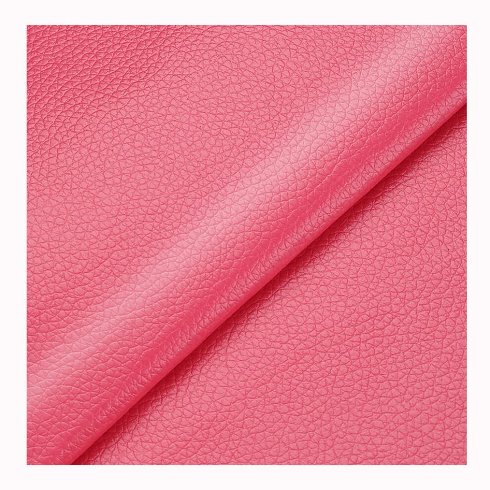 Leather Patch 50X137cm Waterproof Selfadhesive Pu Leather Tape For Sofa Couch Car Seat Rose Red 9119770538840