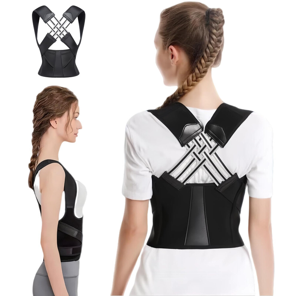 Back Straightener for Posture Correction with Lumbar Support (M)