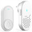 US Plug,Wireless Doorbell Chime Kit,Door Bell,Adjustable 4 Volume,Door 2