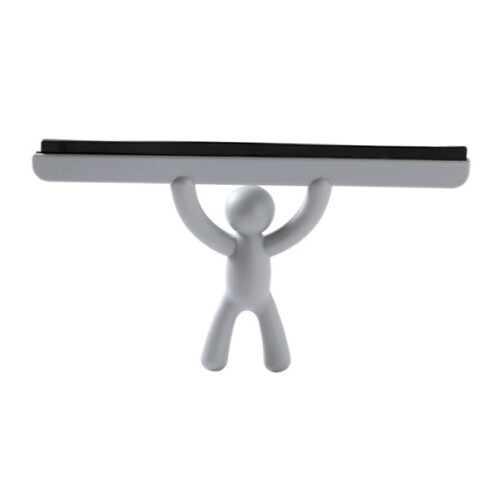 Mini Window Squeegee with Easy Grip Handle for Car Windows Mirrors and MultiSurface Glass Cleaning
