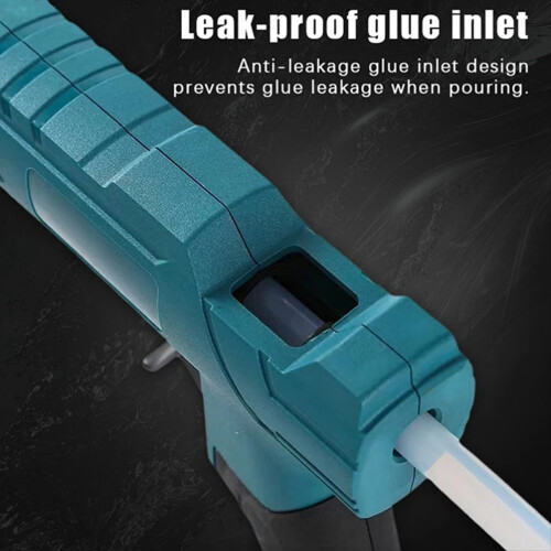 For 18V Lithium Battery Cordless Hot Glue Temperature Adjustable Heavy 2