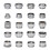 20 Pieces Tap Adapter Collection Water Connection Adapter Thread 1