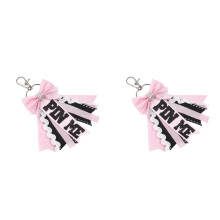 Porte-clés Pin Me Cheer, 2 pièces, paillettes de Sport,-Style 12