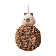 Serviettes à main en chenille, serviettes-Petit Cochon Palmier