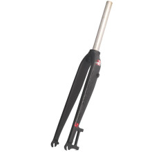 MTB Rigid Fork 26' Disc Brake 11/8' Straight Tube Aluminum QR 9X100mm Black