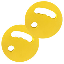 Water Exercise Discs, EVA Floating Aqua, 7.09x1.18in, Ergonomic Grip, Pool Fitness Tool Yellow