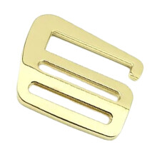 Adjustable Slide Buckles Hook Waved Buckles Hardware-Light Gold