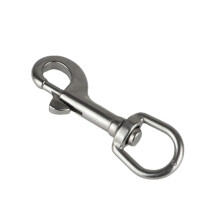 Stainless steel swivel eye screws, hooks, boats, marinegrade, singleended trigger snap for diving lines, keychain II