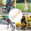 Empty Skateboard Deck, 24 Inch Double Concave and 7Layer Wooden Skateboard Deck, for DIY Art, Empty 2