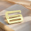 Adjustable Slide Buckles Hook Waved Buckles Hardware-Light Gold 6