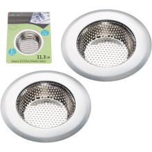 Sită de scurgere eficientă din oțel inoxidabil pentru chiuvetă, microperforație pentru prevenirea eficientă a înfundării, design elegant,