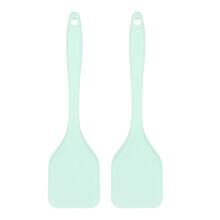 Ensemble de spatules de cuisine en Silicone, résistantes à-Vert