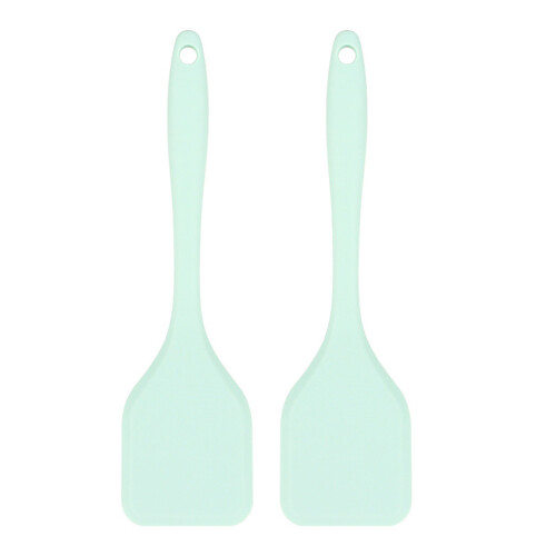 Ensemble de spatules de cuisine en Silicone, résistantes à-Vert