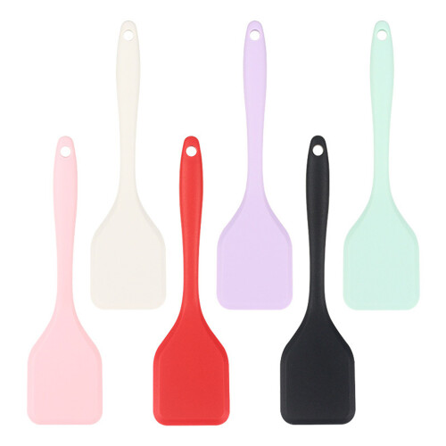 Ensemble de spatules de cuisine en Silicone, résistantes à-Vert 1