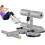 Adjustable Workout Assistant  Core Strength Trainer, 716 lbs Gray 5