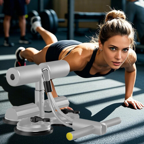 Adjustable Workout Assistant  Core Strength Trainer, 716 lbs Gray 1
