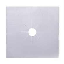 Revêtements de plaque de cuisson découpables et lavables au lave-vaisselle, beiges, marrons, argentés, noirs, revêtement en téflon,