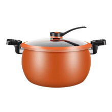 8.5Qt Pressure Cooker with Glass Lid, NonStick 5in1 MultiCooker for All Stove Types