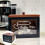 Wooden Coffee Filter Holder with Glass Window Storage Container for Kitchen Organization 3