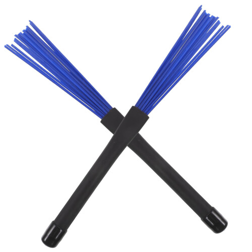 Retractable Nylon Wire Drum Brushes for Jazz Drumming Beginners and Percussion Instruments