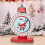 Ξύλινο Ημερολόγιο Advent για τα Χριστούγεννα, μοναδικό σχέδιο κόκκινου πικάπ με 8