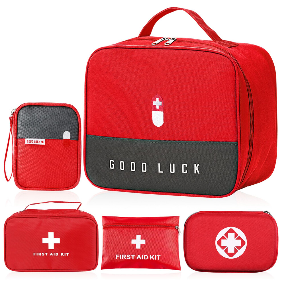 Red Medicine Bag, Travel Pharmacy Bag, For Home, Office, Travel,