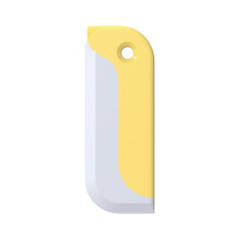 Afwasschraper met ronde hoek, antislip ontwerp voor een stevige grip, behangstrijker voor creatieve projecten, ideaal voor binnen- en buitengebruik.
