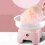 Home Maker, Removable, Easy Cleaning,, Automatic Function, Easy Candy Floss Machine, Rapid Heater (Pink) 2