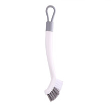 Brosse à récurer pour espaces étroits, brosse de nettoyage à poils rigides pour éviers de cuisine, baignoires et carrelages, nettoie