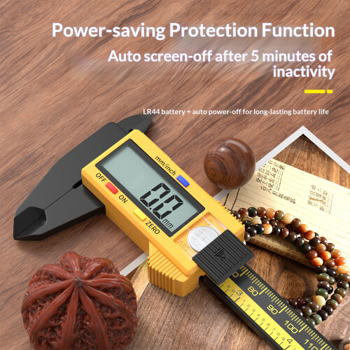 Caliper Tool LCD Digital Display Vernier Calipers-100mm 2