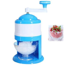 Hand Crank Snow Cone Machine, Manual Ice Shaver for Summer Parties, Camping