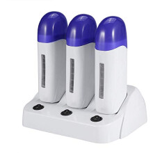 Wax Roller Warmer for Women Hair Removal, Fast Melting RollOn Wax Heater with Cartridges for Home and Salon